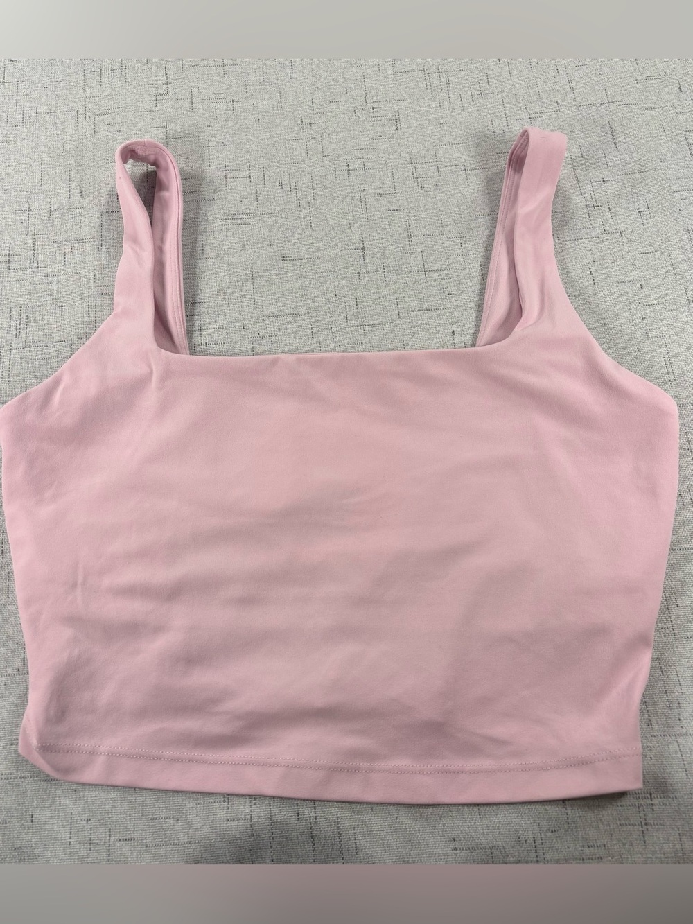CRZ YOGA Women's Pink Square-Neck Tank Top